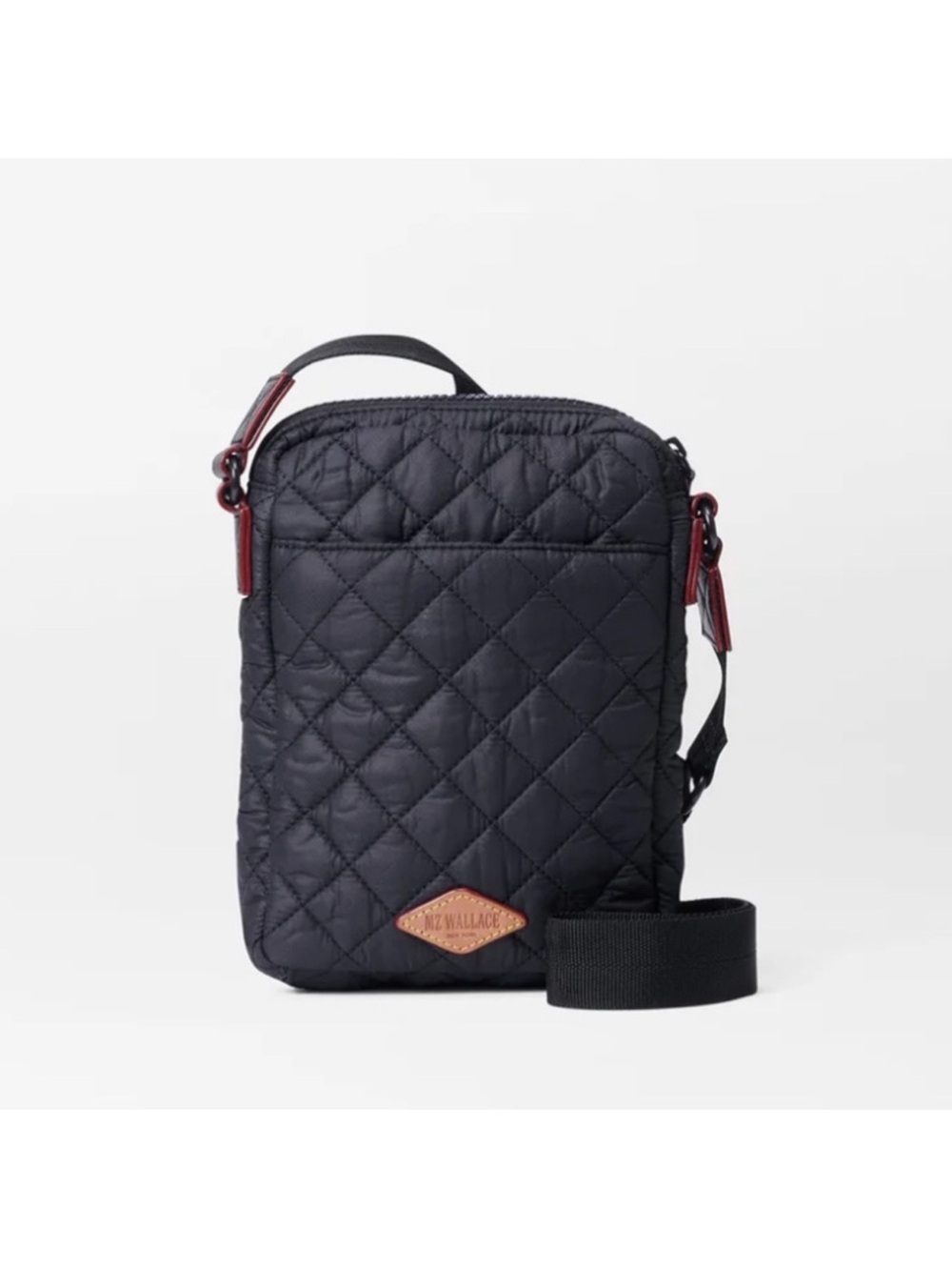 MZ Wallace Metro Quilted Crossbody in Black